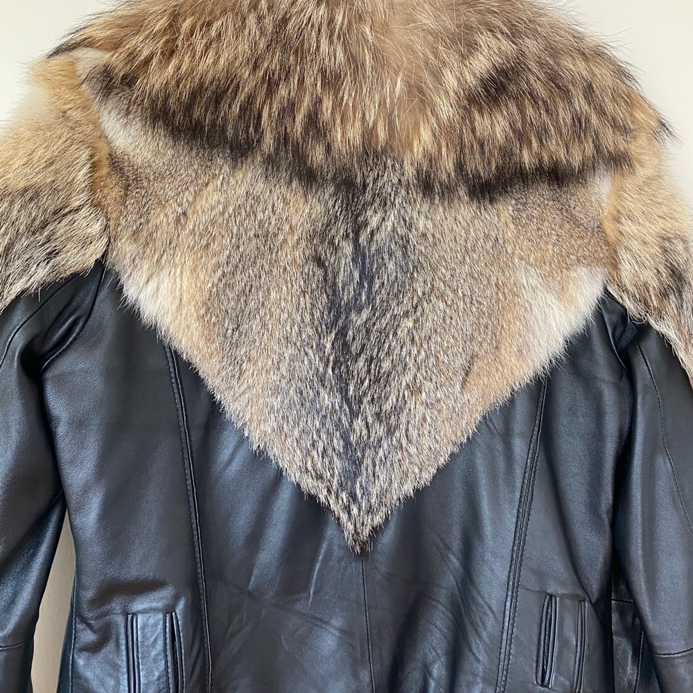 Custom Made Chic Leather Jacket - image 4